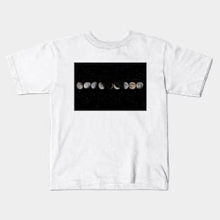 Moon Phases 2023 Kids T-Shirt